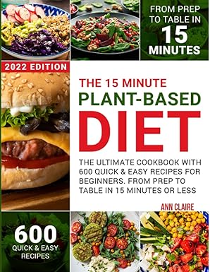 the 15 minute plant based diet ann claire book cover